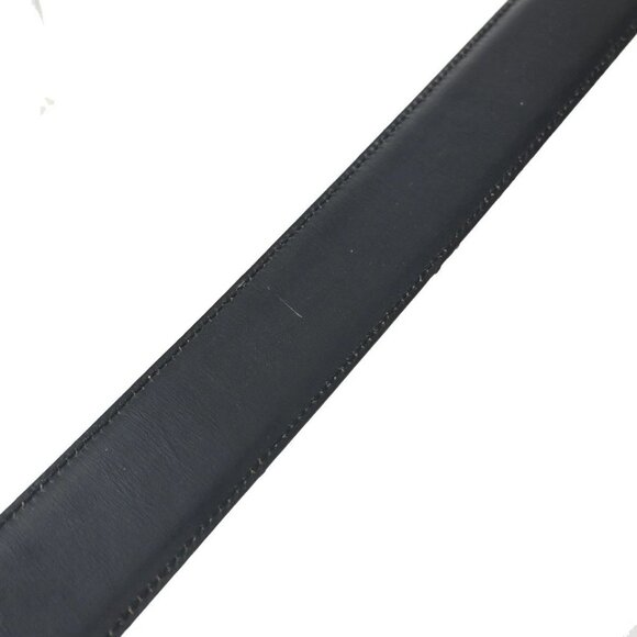 GUCCI G Logo Reversible Belt 70/28 35mm Leather Brown Blue GHW Italy 66YH707 - Picture 10 of 15